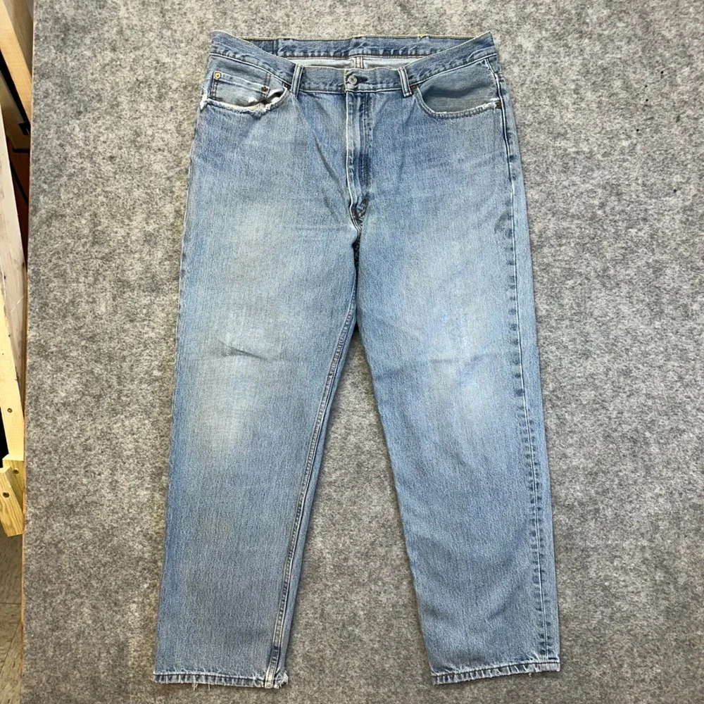 Lot of 3 Levi's 550 Relaxed Fit Jeans Men's 40x32 Blue Black Denim Work Pants